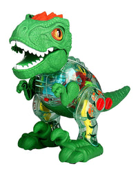 Toy Assemblable Transparent Dinosaur Durable Transparent for Gift
