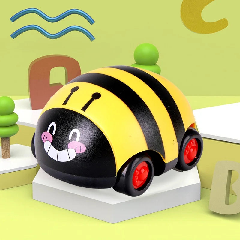 Two-Way Pull Back Insect-Themed Mini Racing Car Toy