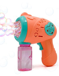 Bubble Machine for Kids Automatic Bubble Gun with 1 Bubble Solution (Multicolor)
