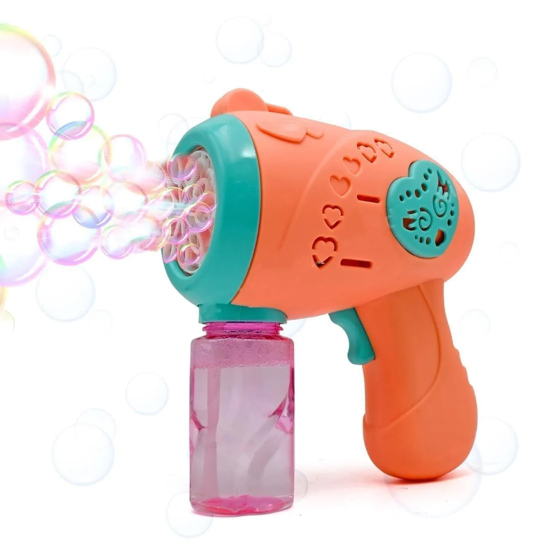 Bubble Machine for Kids Automatic Bubble Gun with 1 Bubble Solution (Multicolor)