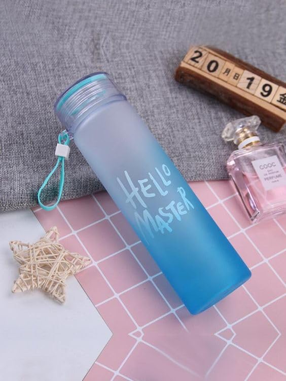 Hello Master Glass Water Bottle/Transparent Water Bottle