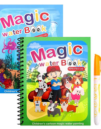 Magical Water Drawing Book – Fun and Safe Learning Toy for Kids (Size13*19cm)
