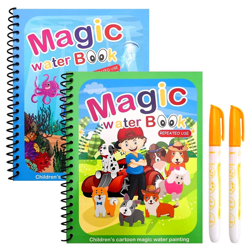 Magical Water Drawing Book – Fun and Safe Learning Toy for Kids (Size13*19cm)