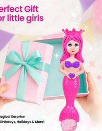 Mermaid Automatic Bubble Machine Toy for Kids – USB Rechargeable
