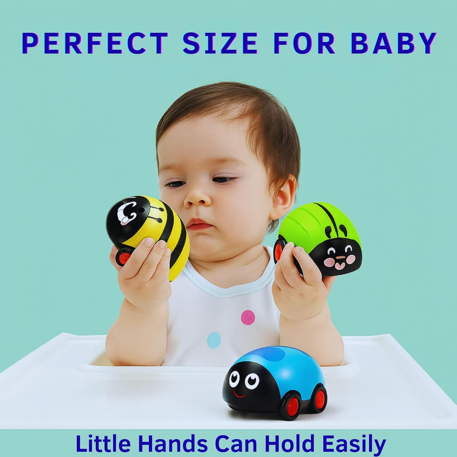 Two-Way Pull Back Insect-Themed Mini Racing Car Toy