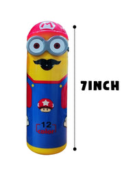 Minions Shaped Sketch Pen-Pencil Box Included with 12 Sketch Pen Set for School Kids (Multicolor)
