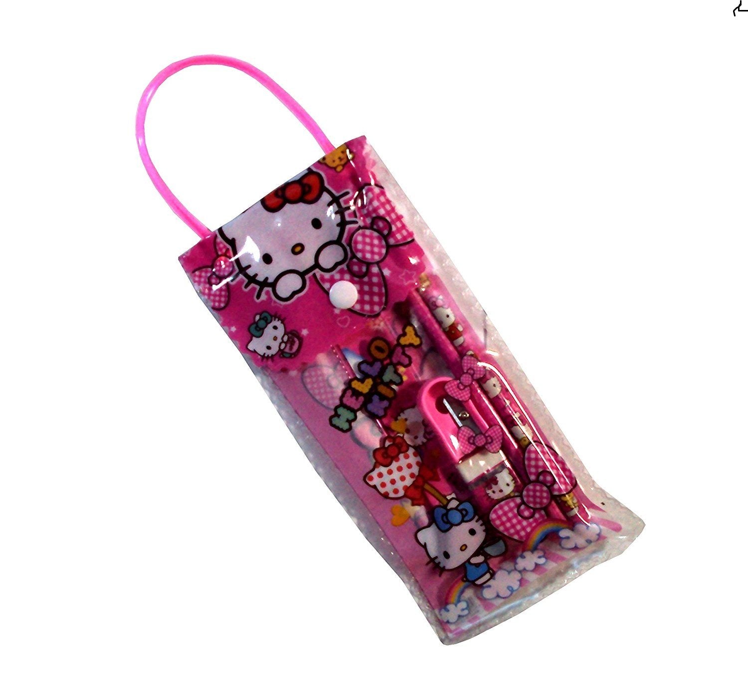 Cute Stationery Gift Set with Transparent Carry Pouch