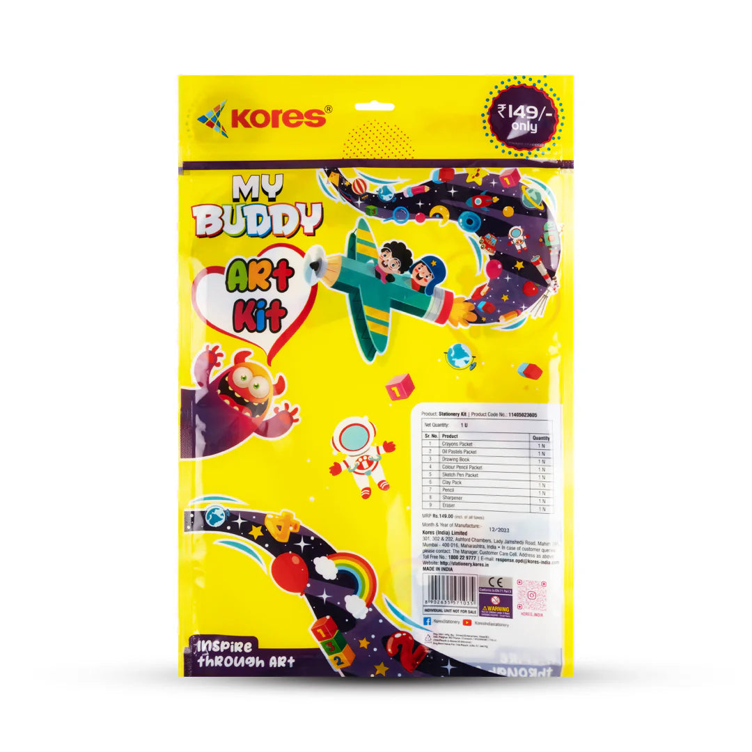 Kores My Buddy Art Kit – Art & Craft Supply