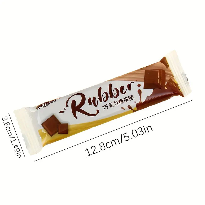 Chocolate Bar Shaped Eraser