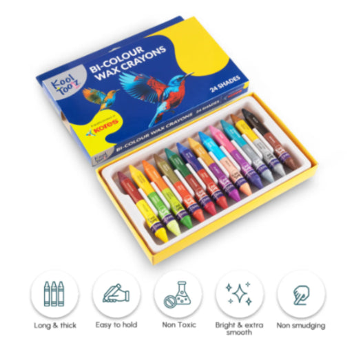 Kores Wax Colour Crayons