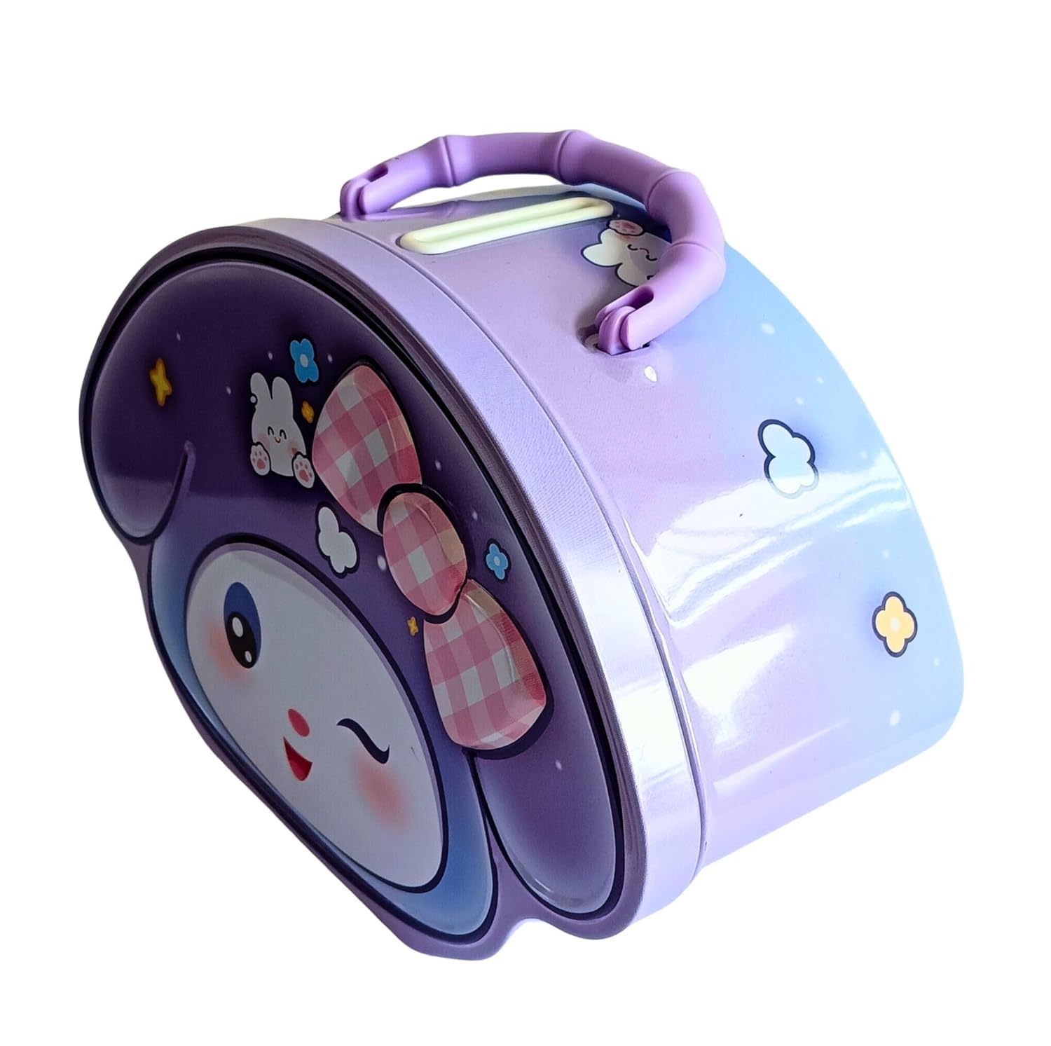 Cinnamoroll Themed Money Saving Tin Coin Bank with Password Lock