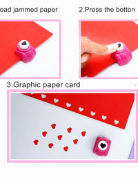 Craft Hole Punch Shapes Set,Small Paper Puncher for Kids
