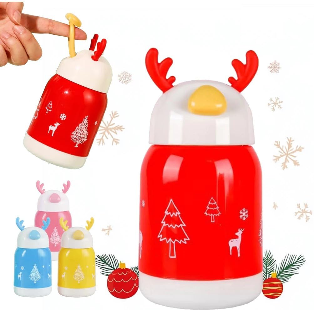 Small Premium Water Bottle Insulated Glass Bottle with Outer Plastic Cover