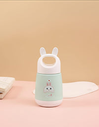 Rabbit Kids Vacuum Flask Bottle – 250ml Insulated Glass Water Bottle
