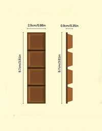 Chocolate Bar Shaped Eraser
