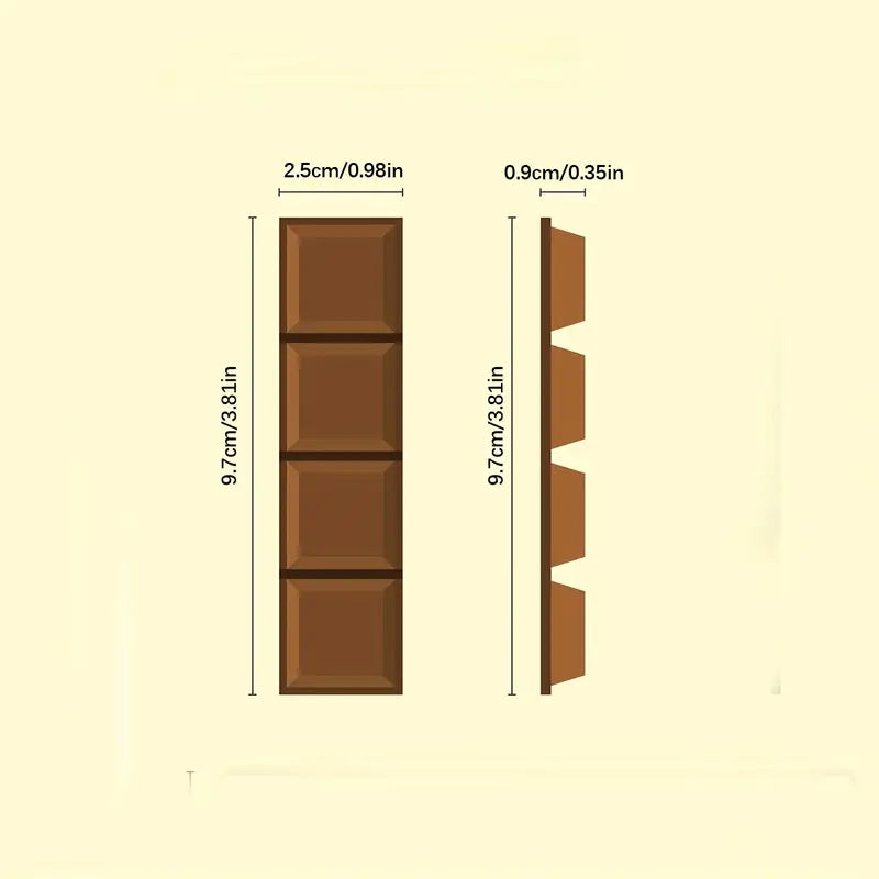 Chocolate Bar Shaped Eraser