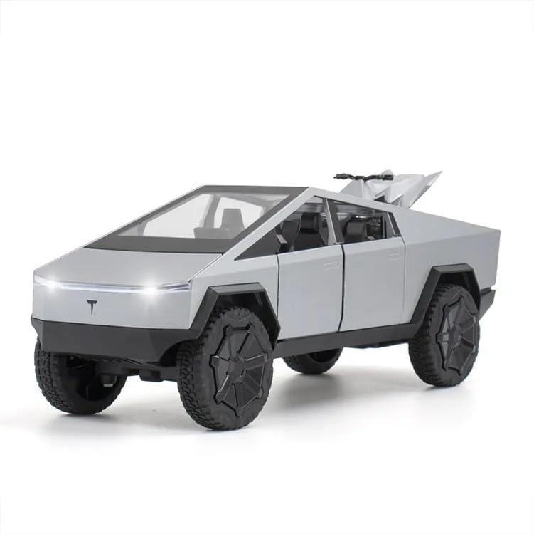 Tesla Cyber Truck with Openable Doors, Lights And Sound Music