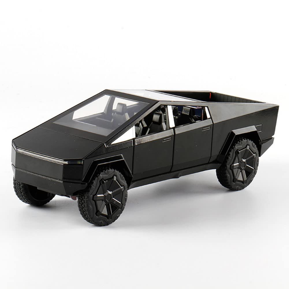 Tesla Cyber Truck with Openable Doors, Lights And Sound Music