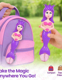 Mermaid Automatic Bubble Machine Toy for Kids – USB Rechargeable

