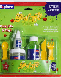 DIY Green Apple Slime Lab STEM Kit
