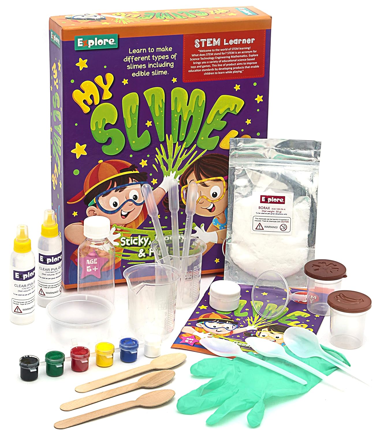 My Slime Lab (Learning & Educational DIY Activity Toy Kit