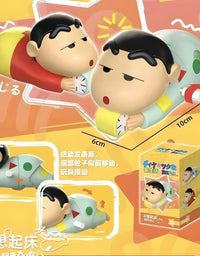 Crawling Shinchan Toy with Clock – Cute Cartoon Action Figure for Kids
