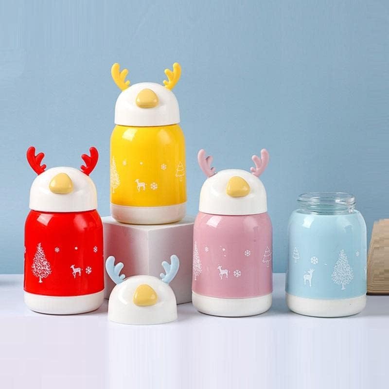 Small Premium Water Bottle Insulated Glass Bottle with Outer Plastic Cover