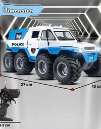 Remote Control Police Car with 4x4 Off-Road Wheels
