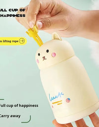 Glass Bottle Cat With Crown
