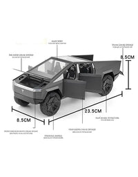Tesla Cyber Truck with Openable Doors, Lights And Sound Music
