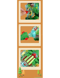 Toy Assemblable Transparent Dinosaur Durable Transparent for Gift
