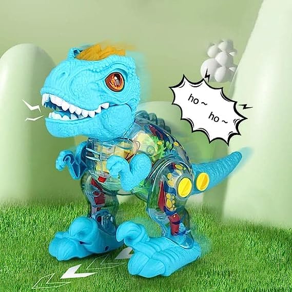 Toy Assemblable Transparent Dinosaur Durable Transparent for Gift