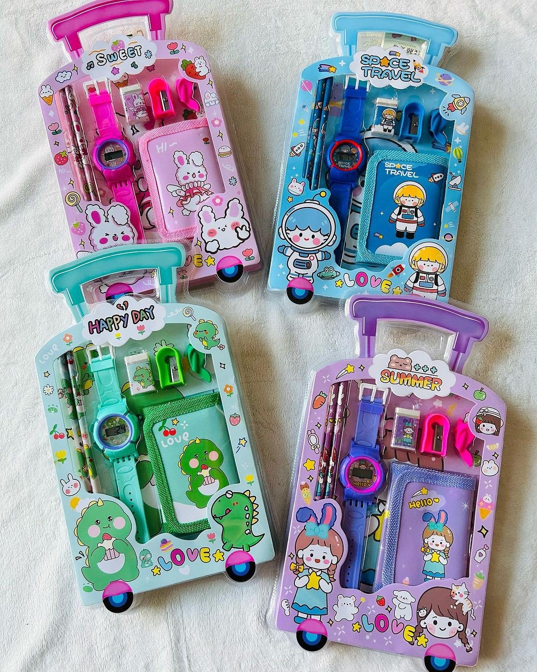 Kids Wallet & Digital Watch Gift Set – Perfect Birthday Return Gift with Trolley Packaging
