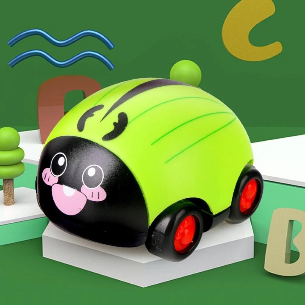 Two-Way Pull Back Insect-Themed Mini Racing Car Toy
