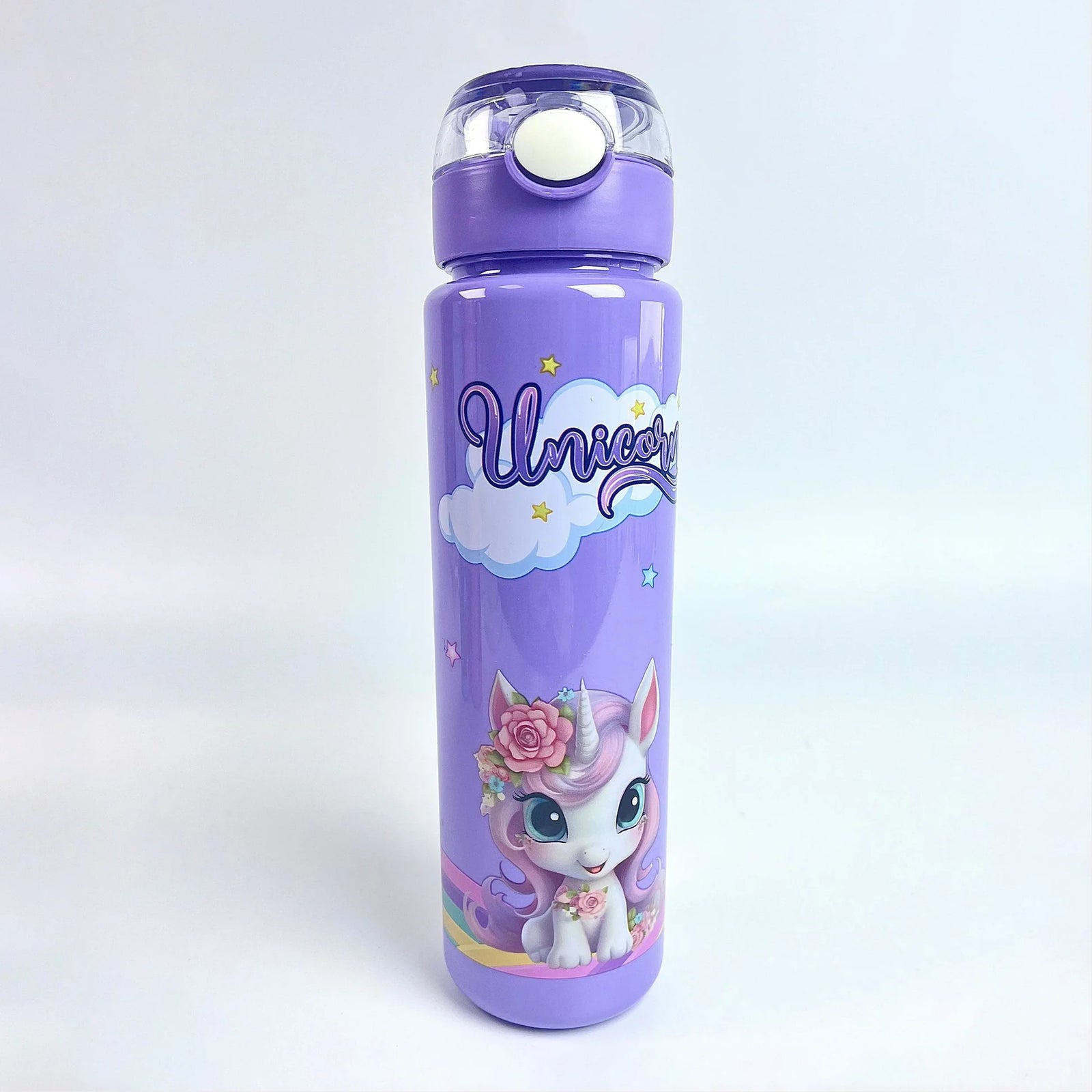 Unicorn Printed Kids Water Bottle – Leakproof & Stylish Sipper