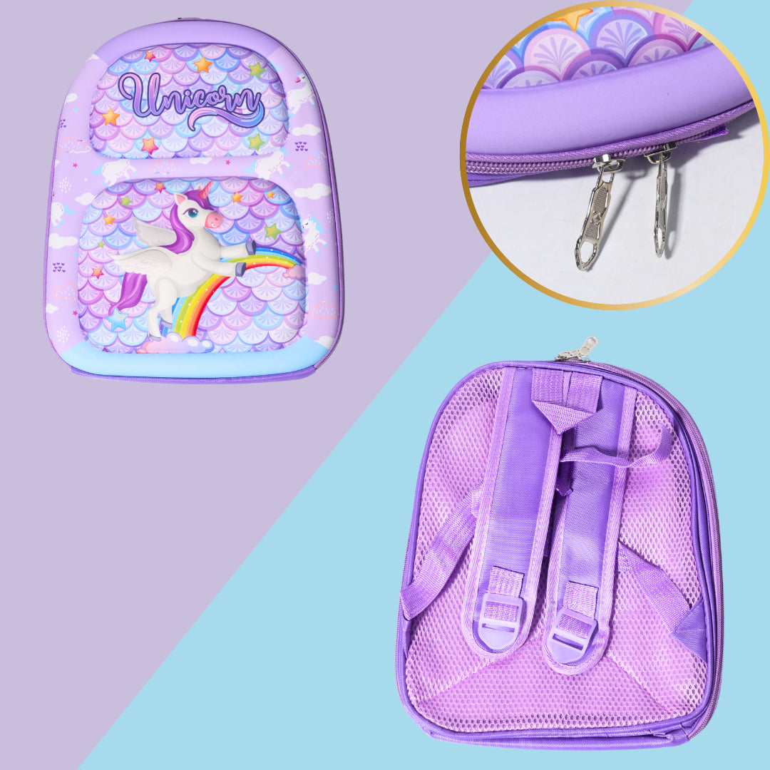 Cute 3D Cartoon Kids Backpack with Activity Kit