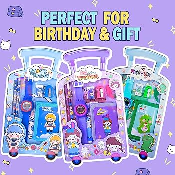 Kids Wallet & Digital Watch Gift Set – Perfect Birthday Return Gift with Trolley Packaging