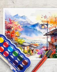 Kores Water Colour Cakes - 12 Shades
