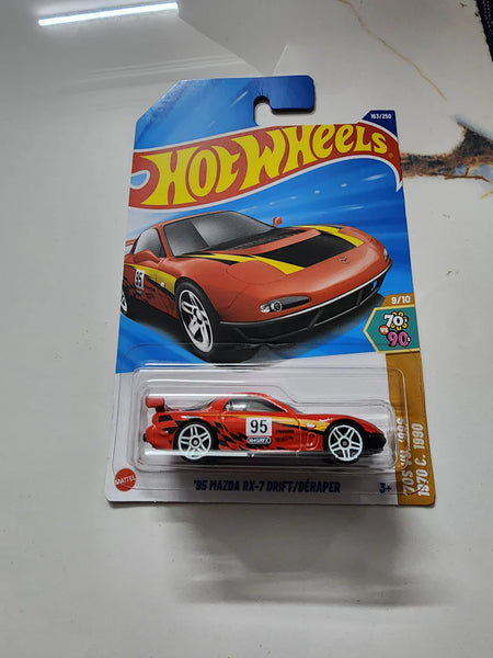 Hot Wheels 2025 N Case - '95 Mazda RX-7 Drift!