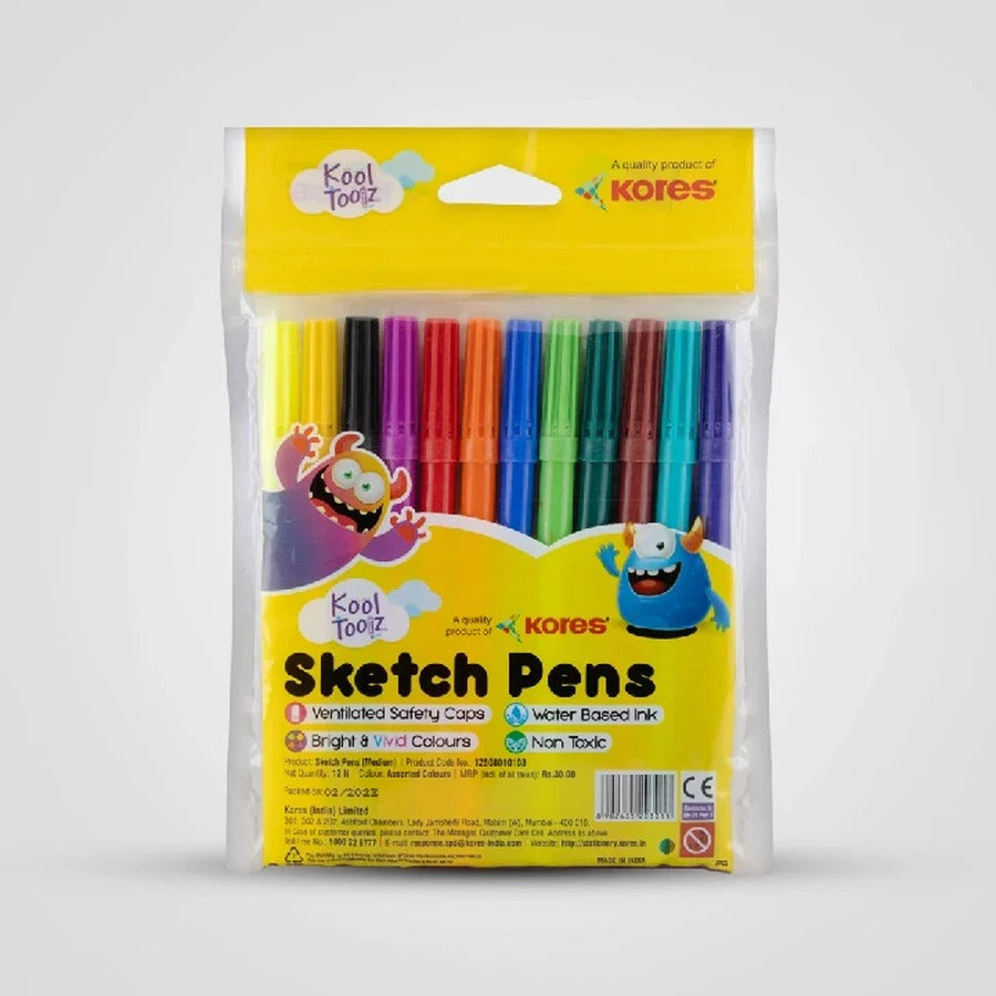 Kores Sketch Pen Mini (12 Shades)