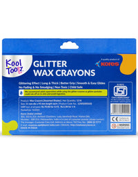 Kores Glitter Wax Crayons 12+1
