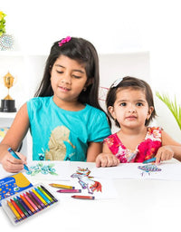 Kores Glitter Wax Crayons 12+1
