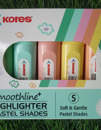 Kores Smoothline Highlighters – (SET of 5)
