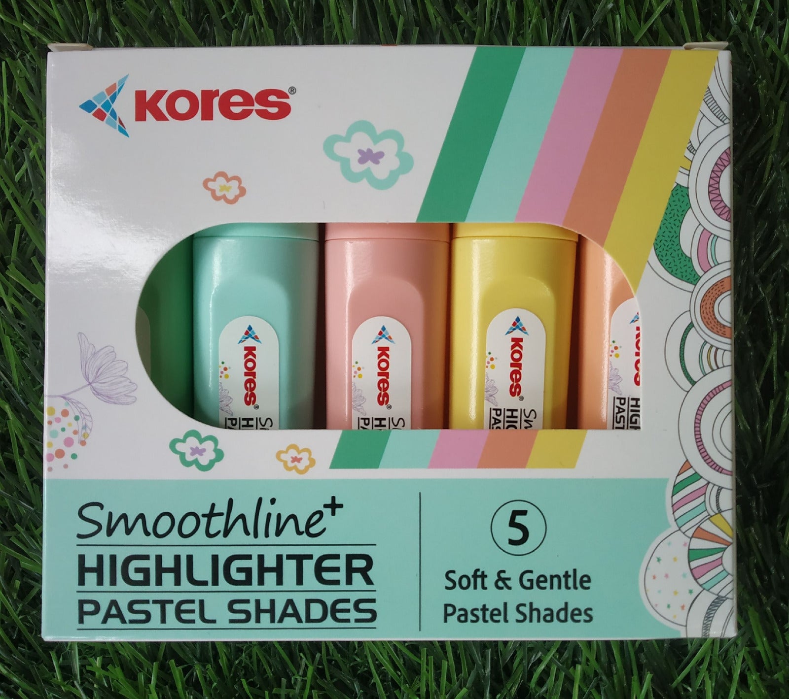 Kores Smoothline Highlighters – (SET of 5)