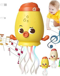 Electric Crawling Octopus Toy with LED Lights & Music (Chargeble)
