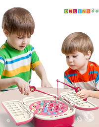Magnetic Fishing Game Toy Set with Rotating Board
