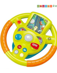 Little Driver Steering Wheel Toy with Music, Games & Vehicle Sounds
