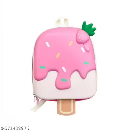 3D Ice-cream Shape Cute Backpack (Premium)