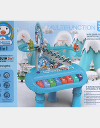 Ice Penguin 2-in-1 Slide Piano
