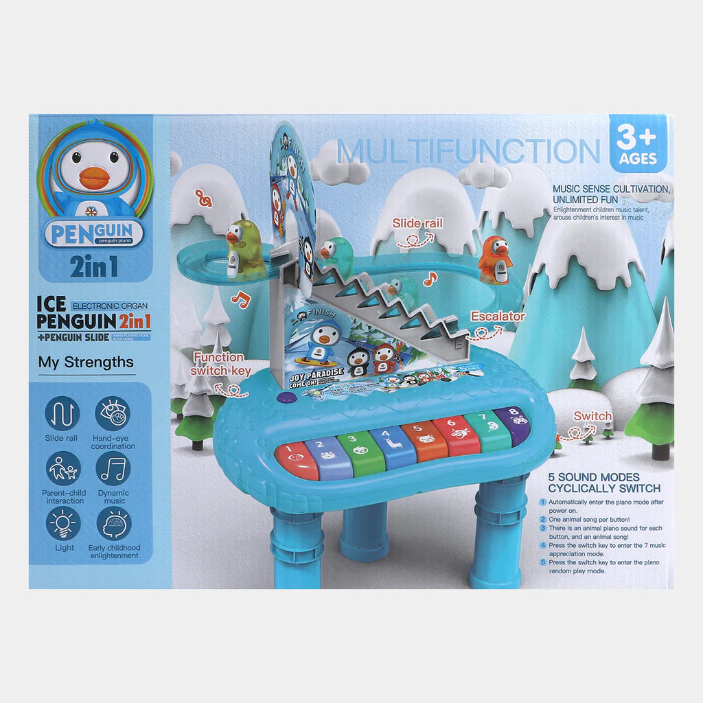 Ice Penguin 2-in-1 Slide Piano